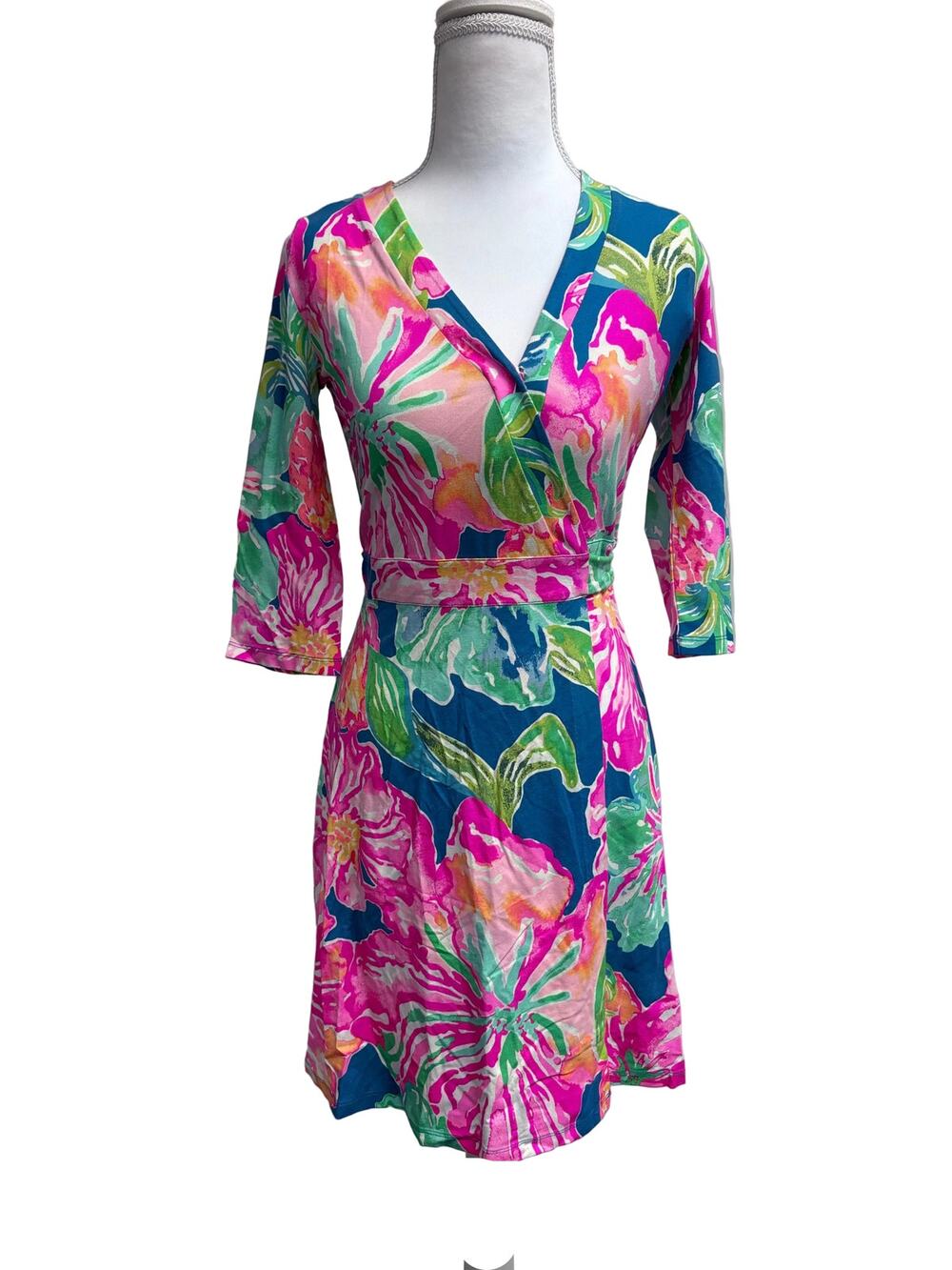 Lilly Pulitzer Short Sleeve Floral Dress